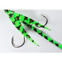 ハヤブサ HB FS419-40-5 クネクネ 銀青夜光ゼブラ 1個（直送品）