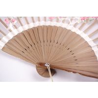 ひしだ ST-31 額透彫扇 ハナミズキ 白 7寸 1本（直送品）