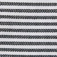 住商モンブランサロンエプロン　白／黒ボーダーSP003-01  フリーサイズ1着（直送品）