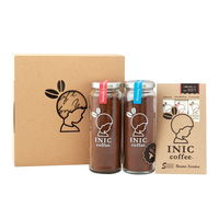 ギフトカード　手土産　お祝い　賞品　贈り物に　INIC coffee 人気2ボトルコーヒー・アソートの詰め合わせ　スタンダード封筒（直送品）