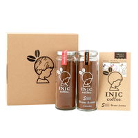 AoyamaLab ギフトカード　御中元熨斗　INIC coffee 定番・産地別ボトルコーヒーとアソートの詰め合わせ　二重封筒（直送品）
