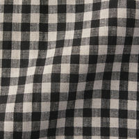 無印良品 麻平織 カフェエプロン フリーサイズ ギンガムチェック 良品計画