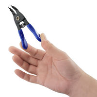 ビッグマン ミニ スナップリングプライヤー 軸用 曲爪 BSB12 1個（直送品）