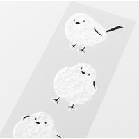 デザインフィル レターセット637 シール付き シマエナガ柄A 86637006 1セット(1パック×3)