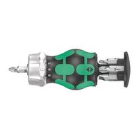 エスコ [+ ー]スタビードライバーセット(ラチェット式) EA550BP-53 1セット(1St)（直送品）