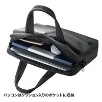 サンワサプライ カジュアルPCバッグ(13.3インチワイド対応・ブラック) BAG-CA11BK 1個