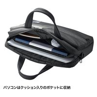 サンワサプライ カジュアルPCバッグ(15.6インチワイド対応・ブラック) BAG-CA10BK 1個