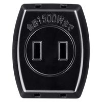 サンワサプライ トリプルタップ ブラック 2P式3個口 TAP-AC3BKN2 1個