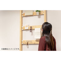 若井産業 若井 DW 1×4フック シングル ホワイト DWH01W 1個