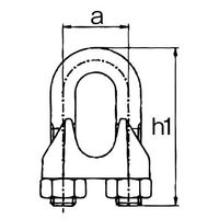 エスコ 6.0mm ワイヤークリップ(スチール製/10個) EA638CL-73 1セット(200個:10個×20袋)（直送品）