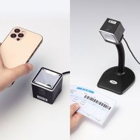 エスコ 2次元バーコードリーダー(卓上式) EA764DA-9 1個（直送品）