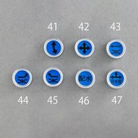 エスコ [水道用]レベルマーク EA949CA-44 1セット(10個)（直送品）