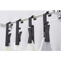 エスコ 122mm フック付回転式クリップ(4個) EA951DZ-31 1セット(40個:4個×10パック)（直送品）