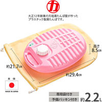 マルカ NEWポリ湯たんぽ2.2L 袋付ピンク(セット販売:6個) 4964398067112 1セット(セット品(6個))（直送品）