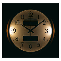 セイコー 温湿度・カレンダー表示付き自動点灯電波掛時計 KX276W 1個