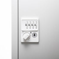 サンワサプライ 個別ロッカー 幅316×奥行400×高さ500mm ホワイト PLK-PS300W 1台（直送品）