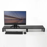 サンワサプライ 机上液晶モニタスタンド(D300mm・ブラック) MR-LC304BKN 1個（直送品）