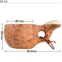 ブッシュクラフト カーリーバーチ&ヘラジカのツノ ヘラジカ 4573350727843 1個（直送品）