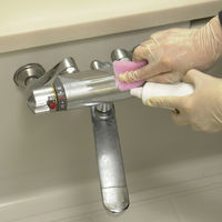 鏡の水あか取り 200g 鏡 ガラス 水あか 鱗状痕 洗剤 掃除 風呂 洗面所 1個 日本ミラコン産業