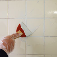 タイル目地材 白・600g タイル 目地 ヒビ割れ 補修 速乾 お風呂 1セット（3個） 日本ミラコン産業