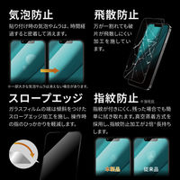 MSソリューションズ iPhone14Plus/13ProMax ガラスフィルム 全画面 3次強化 LN-IA22FGTS 1個