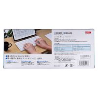 エール RiC ワイヤレスキーボード CAE001 ホワイト CAE001 WH 2セット（直送品）