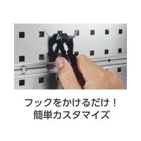 エスコ 75mm シングルフック(5本) EA661CE-75 1セット(25本:5本×5パック)（直送品）