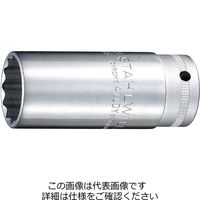エスコ 3/8”DRx20.8mm プラグソケット EA617YP-208 1個（直送品）