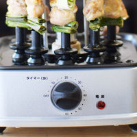 サンコー 自動で回る卓上無煙焼き鳥器「自家製焼き鳥メーカー2」 MINROTG2 1台（直送品）