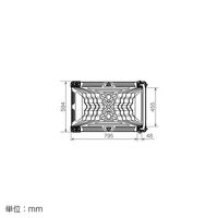 矢崎化工 運搬台車アクロス 静音キャスタータイプ SC-9060CA OG 1台（直送品）