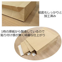 ロジマート 宅配袋特小 A4 未晒120g【100枚】220×65×315+50 シール付き 209-100 1セット（直送品）