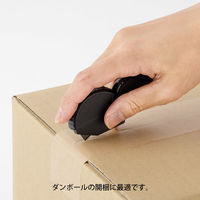 デザインフィル アルミ ダンボールカッター 黒 35492006 1セット(2個)