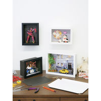 大仙 フレーム+紙BOX バーチカル A4 ブラック P011P0601 1セット（直送品）