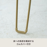 永井興産 ニーナ 折りたたみテーブル 幅600×奥行450×高さ305mm ピンク NK-760PI 1台（直送品）