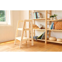 ICHIBA キッズハイチェア ステア ナチュラル ILC-3340NA 1脚（直送品）