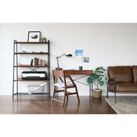 ICHIBA E-Toko キッズチェア ブラウン JUC-3507BR 1脚（直送品）