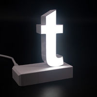 アクリサンデー ａｂｃＭＩＸ　マグネット連結文字　ＨＡ７５シリーズ　アルファベット小文字　【ｔ】 111992 1個（直送品）