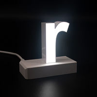 アクリサンデー ａｂｃＭＩＸ　マグネット連結文字　ＨＡ７５シリーズ　アルファベット小文字　【ｒ】 111990 1個（直送品）