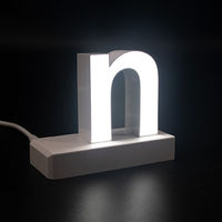 アクリサンデー ａｂｃＭＩＸ　マグネット連結文字　ＨＡ７５シリーズ　アルファベット小文字　【ｎ】 111988 1個（直送品）