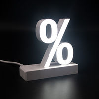 アクリサンデー ａｂｃＭＩＸ　マグネット連結文字　ＨＡ７５シリーズ　記号　【％】 112000 1個（直送品）