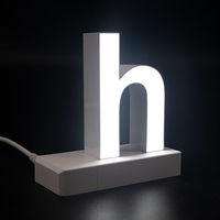 アクリサンデー ａｂｃＭＩＸ　マグネット連結文字　ＨＡ１００シリーズ　アルファベット小文字　【ｈ】 112047 1個（直送品）