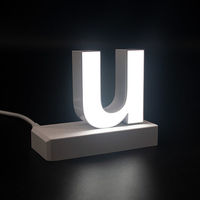 アクリサンデー ａｂｃＭＩＸ　マグネット連結文字　ＨＡ１００シリーズ　アルファベット小文字　【ｕ】 112057 1個（直送品）