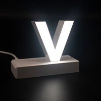 アクリサンデー ａｂｃＭＩＸ　マグネット連結文字　ＨＡ１００シリーズ　アルファベット小文字　【ｖ】 112058 1個（直送品）