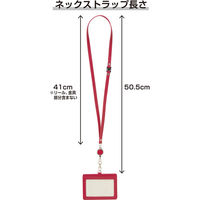 セキセイ リール付きIDカードホルダー BR BP-5703-40 1セット(2個)