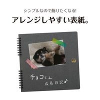 セキセイ ふうあいスクラップブック コラージュ 黒 FU-2162-00 1セット(3個)（直送品）