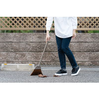 山崎産業 コンドル 庭箒HG(中太繊維)屋内外用 化繊ほうき 短柄 4903180198979 1セット(1本×2)