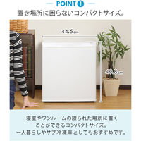 イー・エム・エー 32L 1ドア電子冷凍庫 冷庫さん Freezer ホワイト SR-F3202W 1個