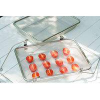 ヨシカワ 暮らし良い道具 ステンレス角型干しかご YJ3477 1個（直送品）