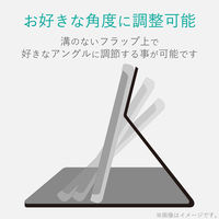 iPad 第6世代(2018) 9.7インチ ケース ソフトレザー フリーアングル TB-A18RWVFUBK エレコム 1個（直送品）
