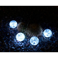 YAMAZEN LEDガーデンソーラーライト　15cmタイプ　ガラス×ステンレス ホワイト色 WLL-1030-2(WH)*2（直送品）